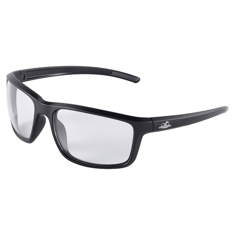 Green Mirror Anti-Fog Glasses - Bullhead - Clear Frame