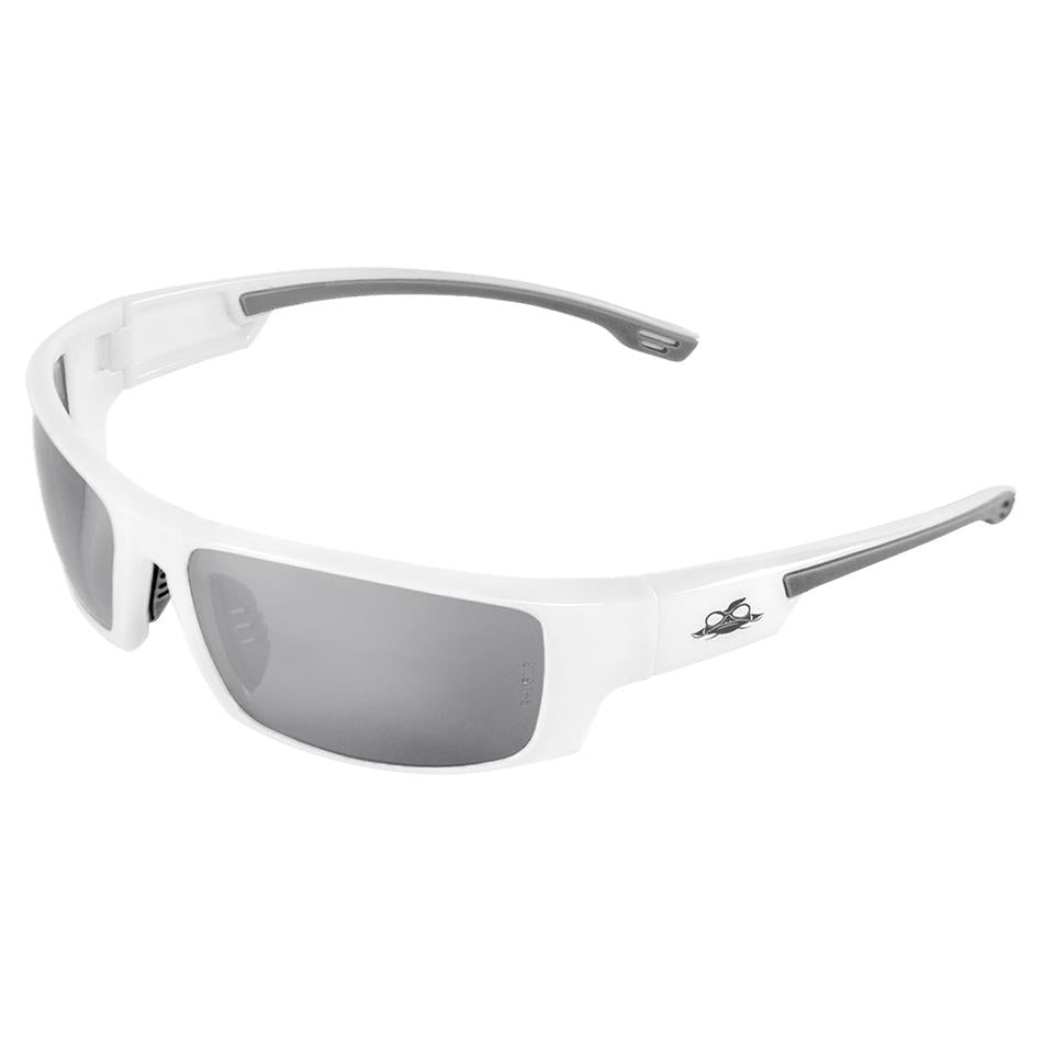 Silver Mirror Lens Glasses - Bullhead Safety - Stylish Design