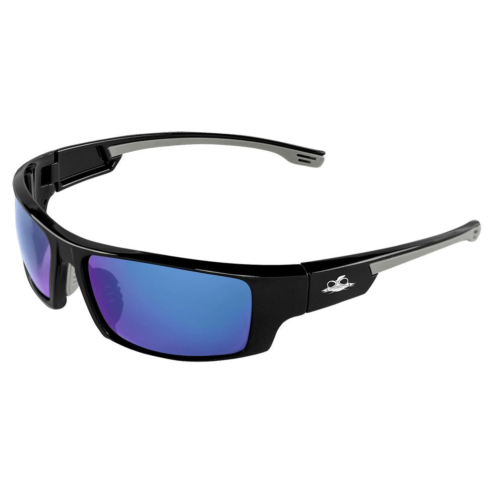 Silver Mirror Lens Glasses - Bullhead Safety - Stylish Design