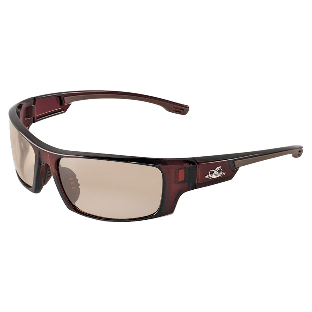 Silver Mirror Lens Glasses - Bullhead Safety - Stylish Design