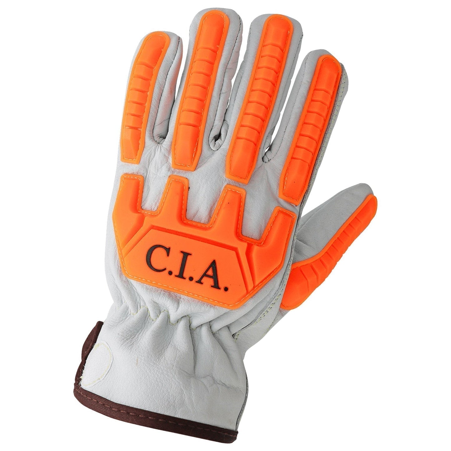 White Leather Gloves - Global Glove - Durable Protection