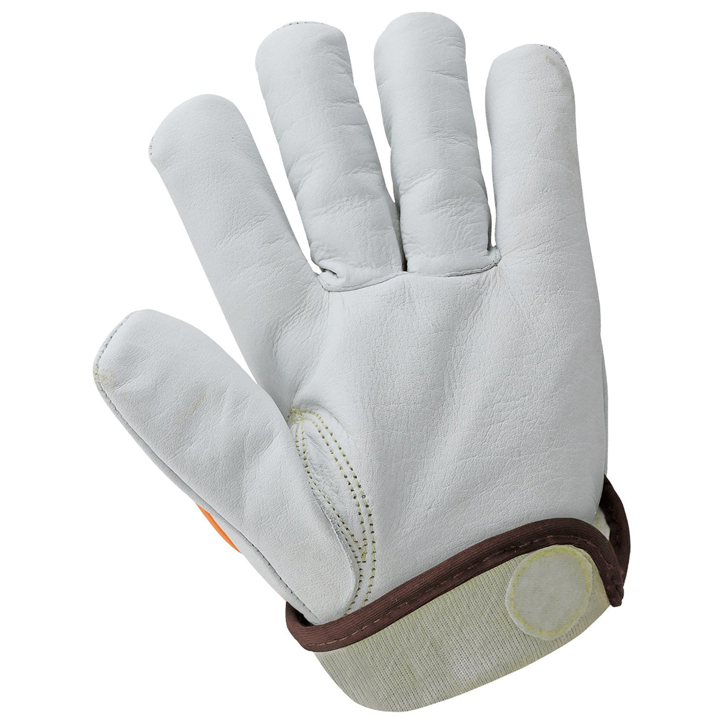 White Leather Gloves - Global Glove - Durable Protection