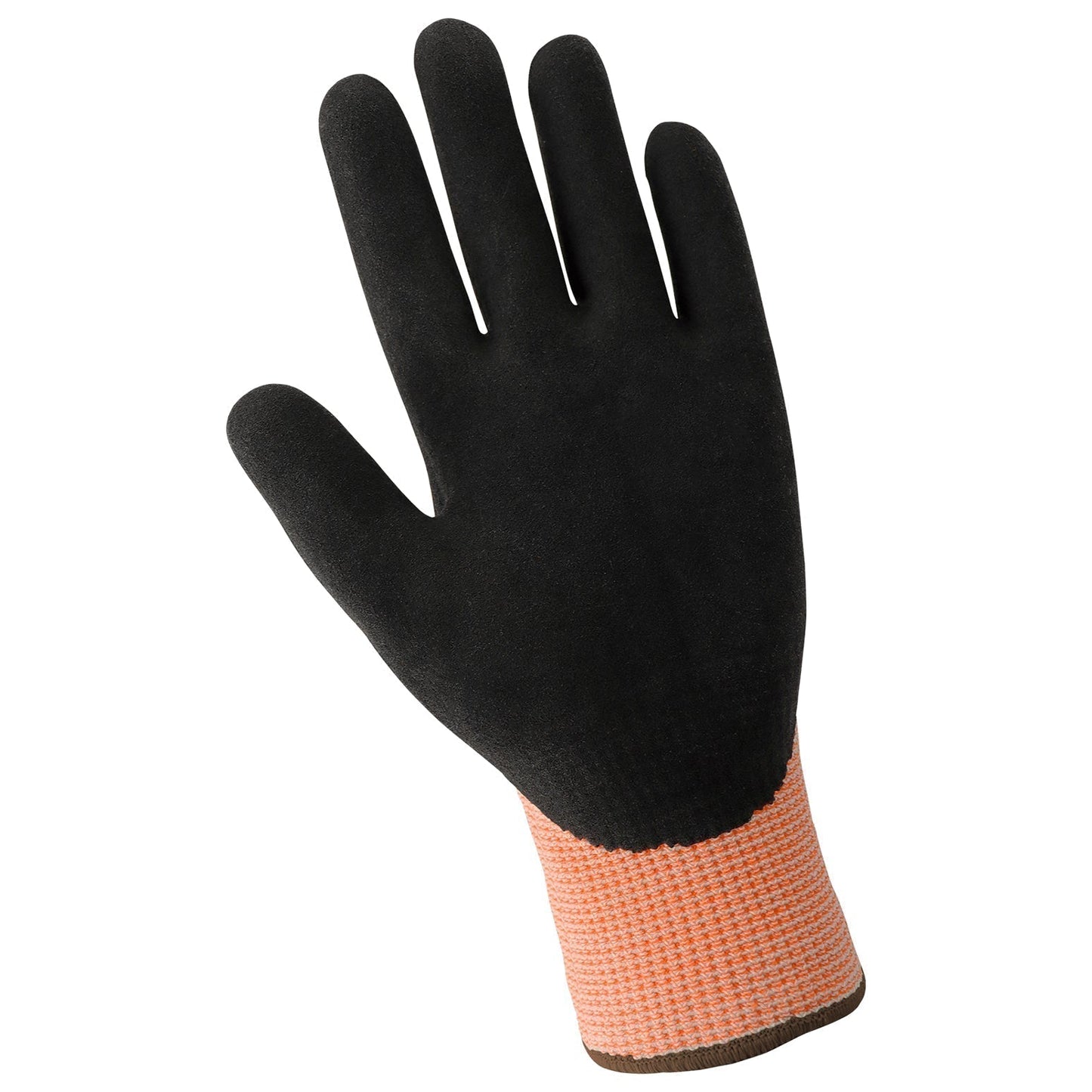Orange Knit Gloves - Global Glove - High-Visibility Puncture Resistant