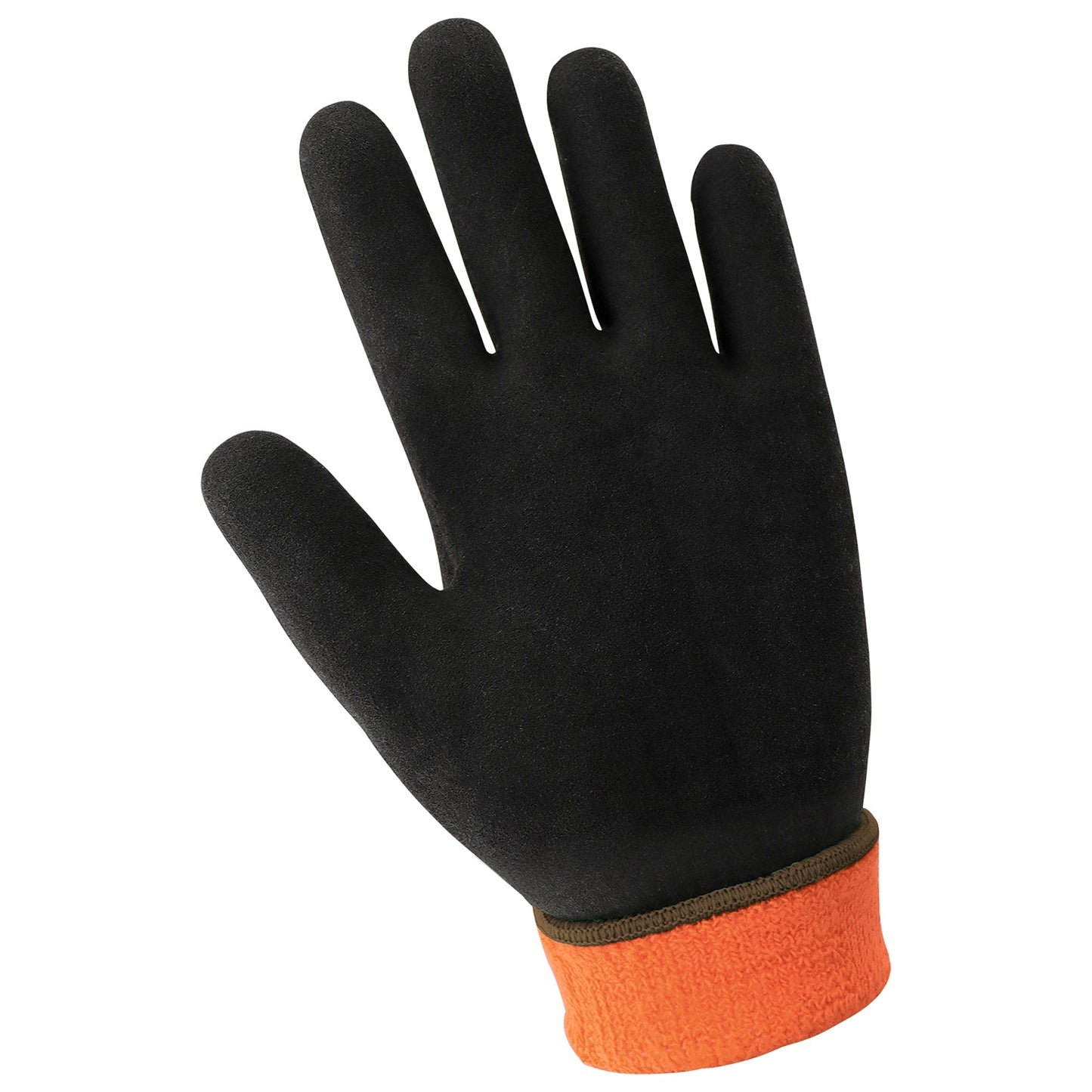 Orange Knit Gloves - Global Glove - High-Visibility Puncture Resistant