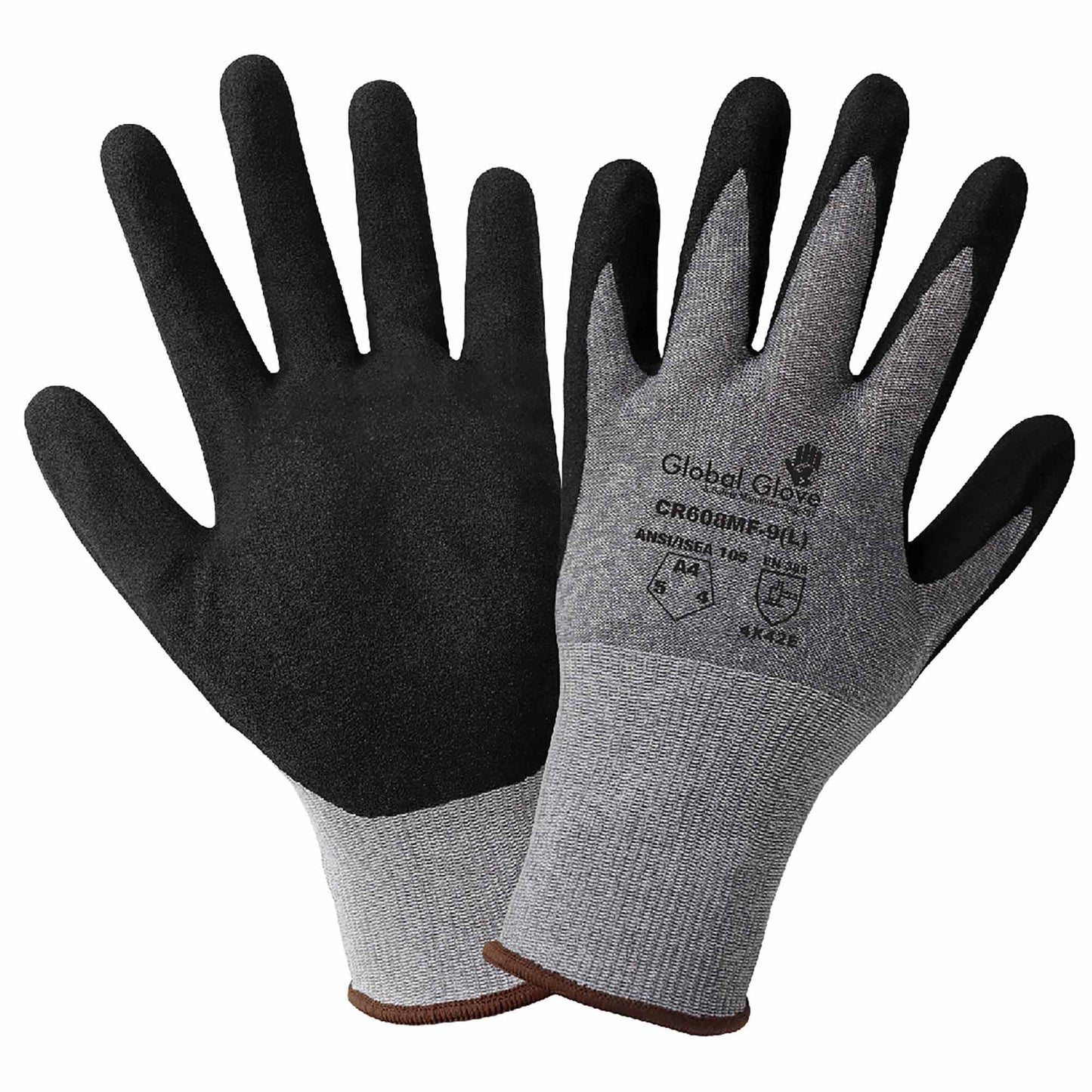 Gray Cut-Resistant Gloves - Global Glove - Durable Grip