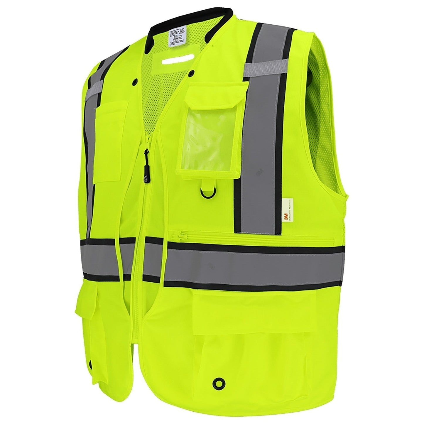 Yellow/Lime Safety Vests - Global Glove - Reflective Design