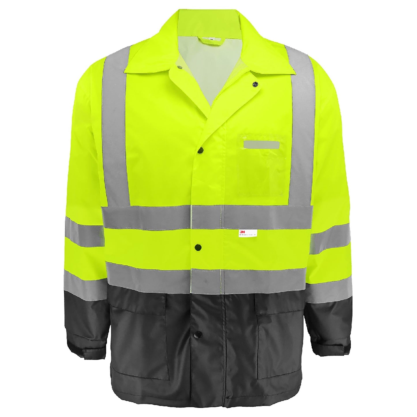 Yellow/Lime Rain Jacket - Global Glove - High Visibility