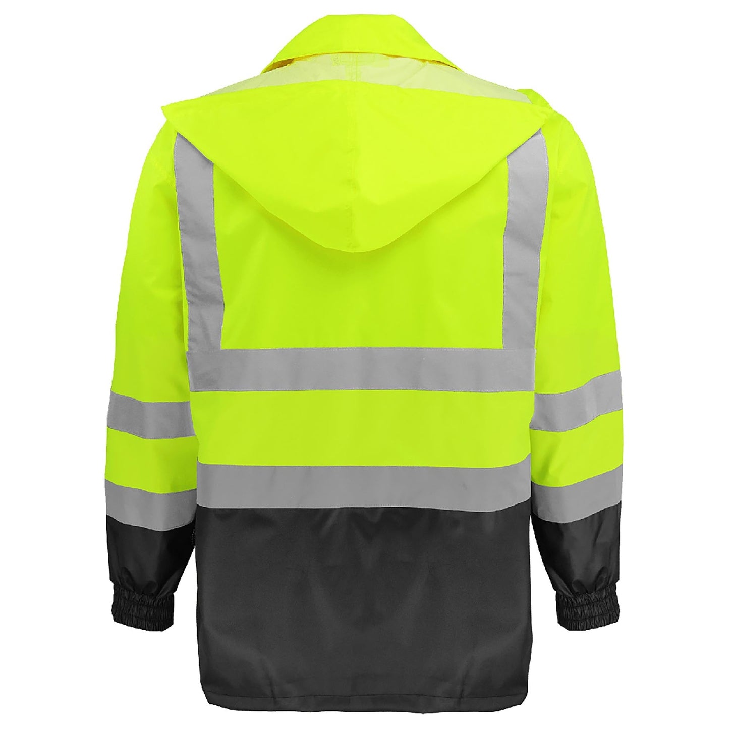 Yellow/Lime Rain Jacket - Global Glove - High Visibility