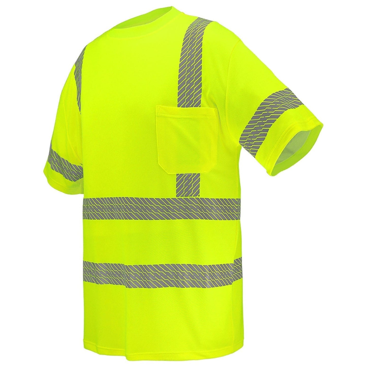 Yellow/Lime Safety Shirt - Global Glove - Reflective Design