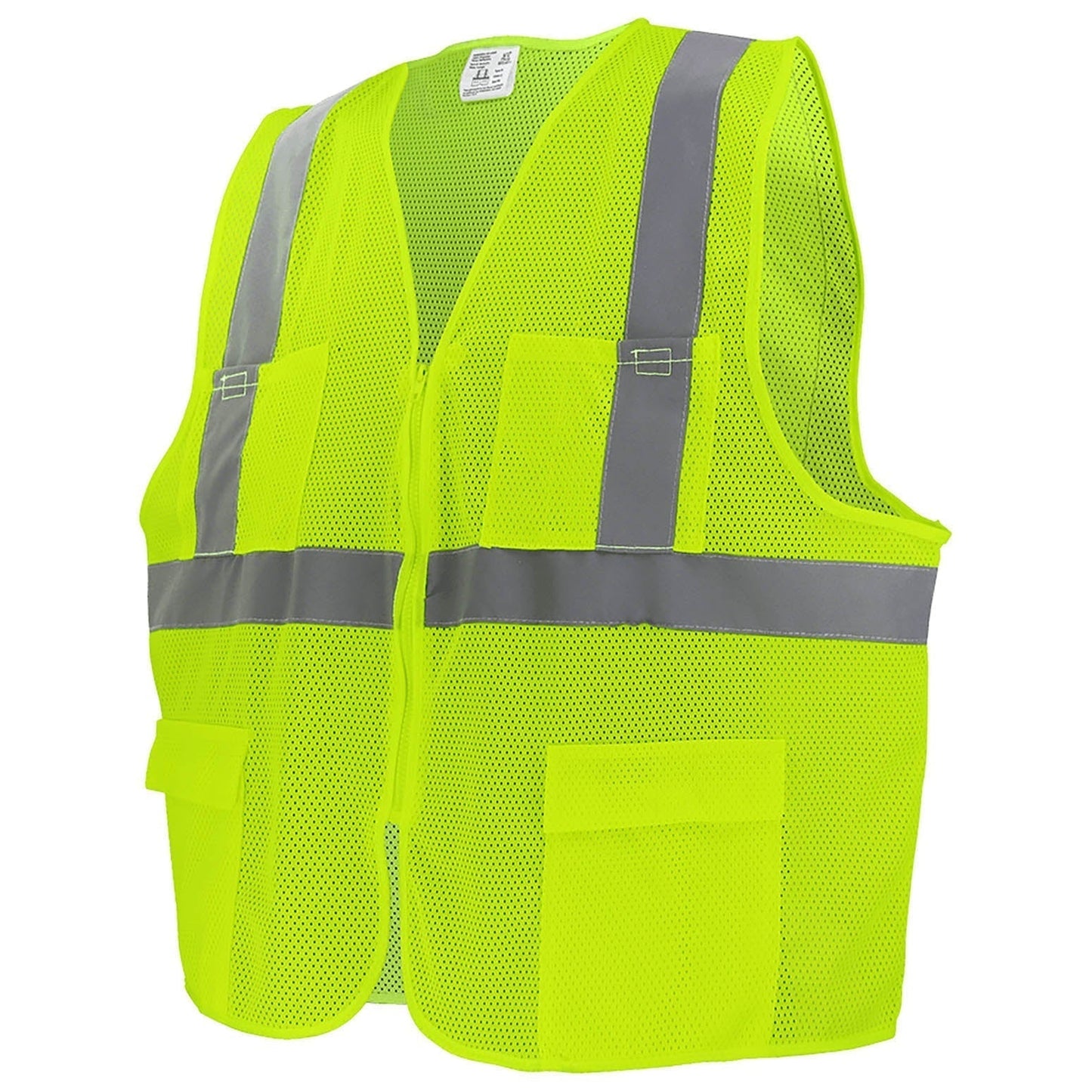 Orange Safety Vest - Global Glove - Lightweight Mesh