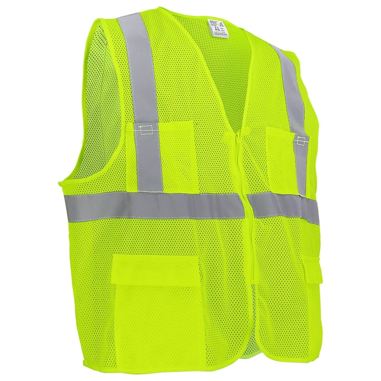 Orange Safety Vest - Global Glove - Lightweight Mesh