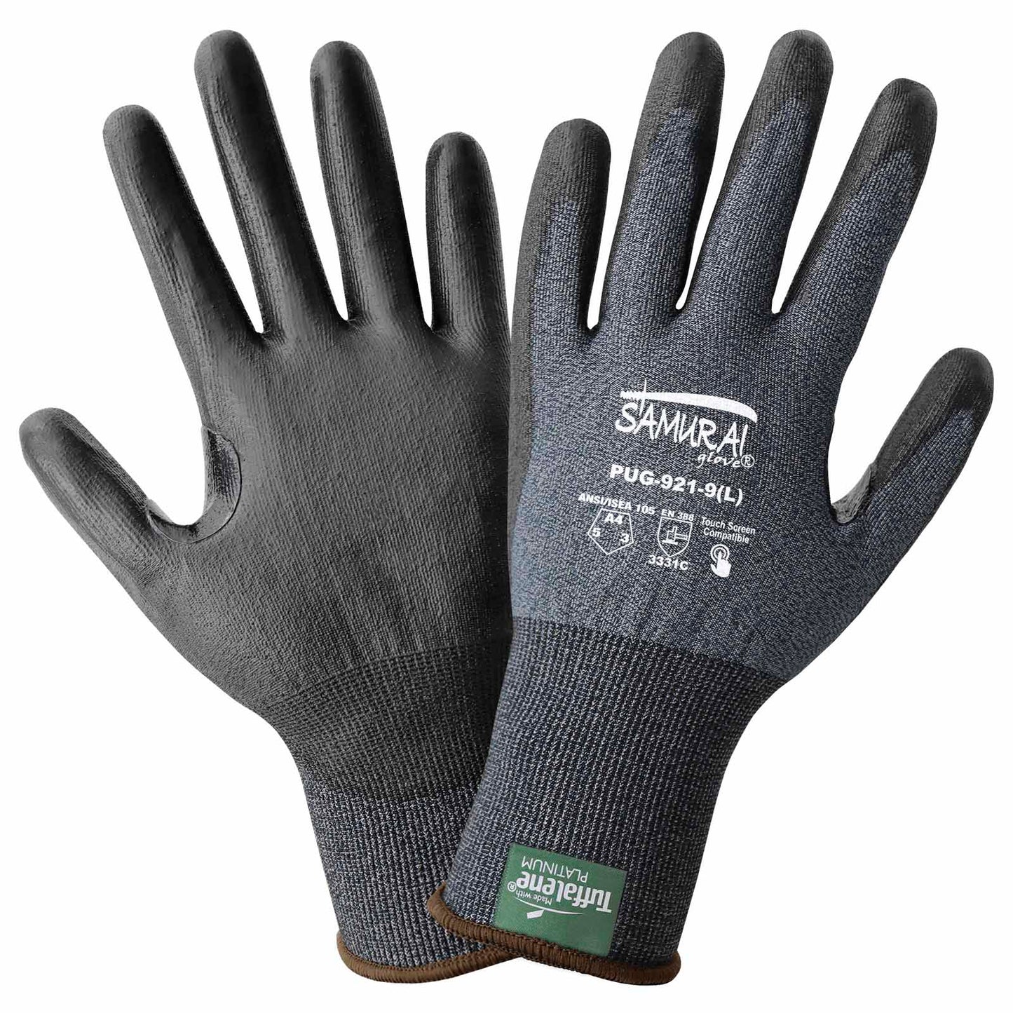 Gray String Knit Gloves - Global Glove - Cut Resistant