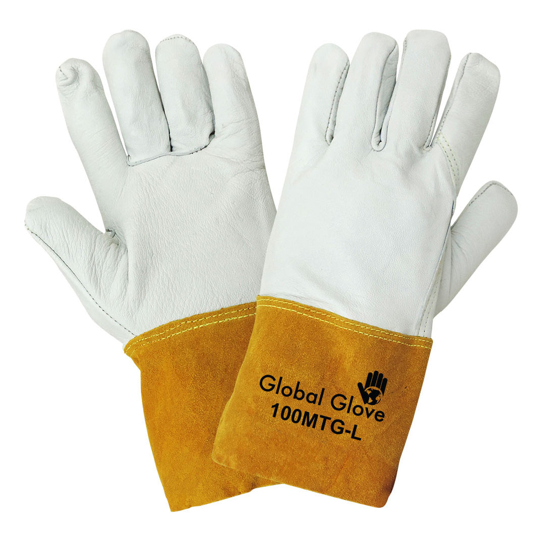 Tan Leather Gloves - Global Glove - Premium Goatskin