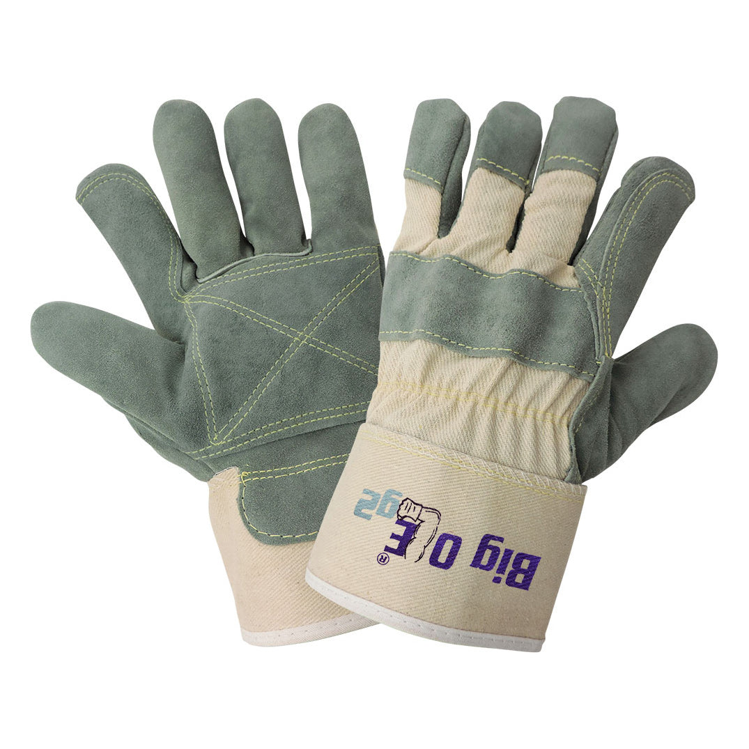 Tan Leather Gloves - Global Glove - Durable Cowhide