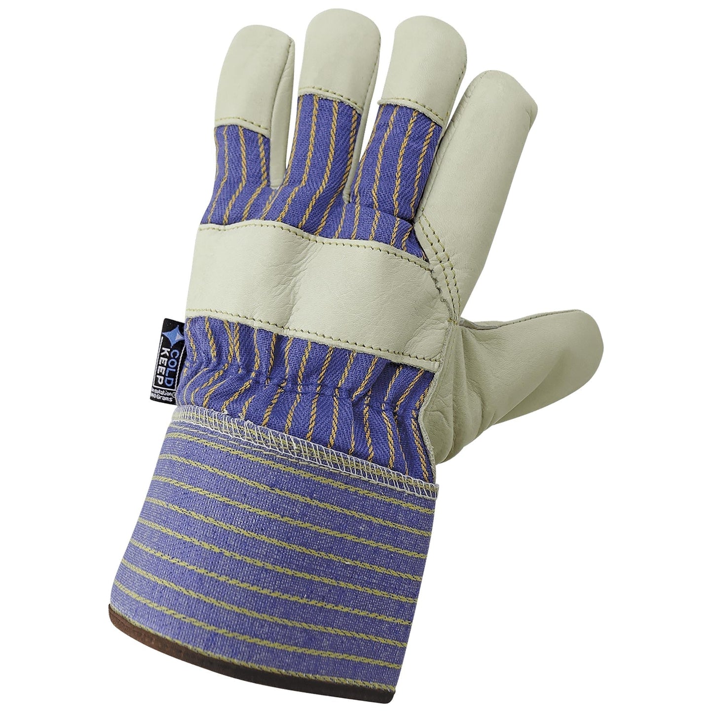 White Leather Gloves - Global Glove - Insulated Comfort