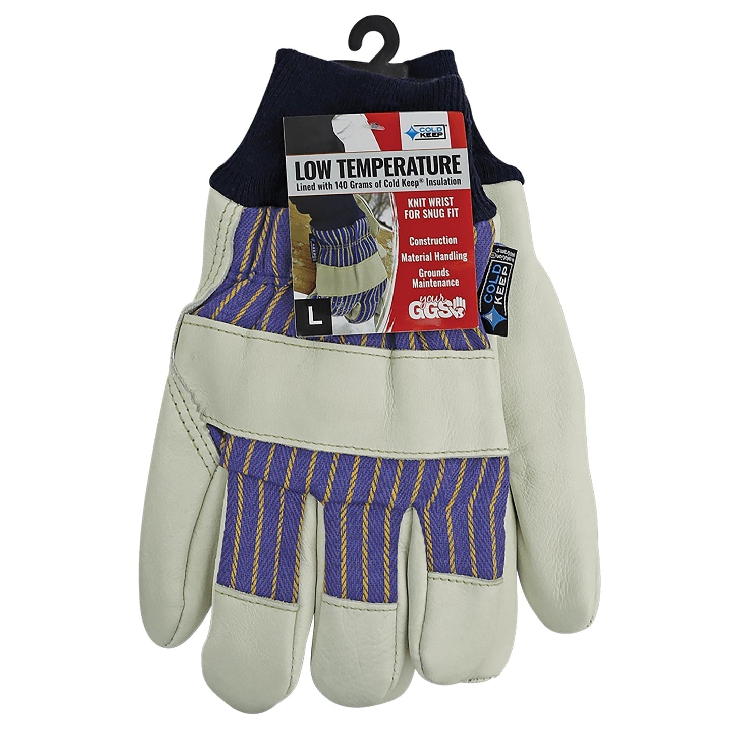 White Leather Gloves - Global Glove - Insulated Comfort