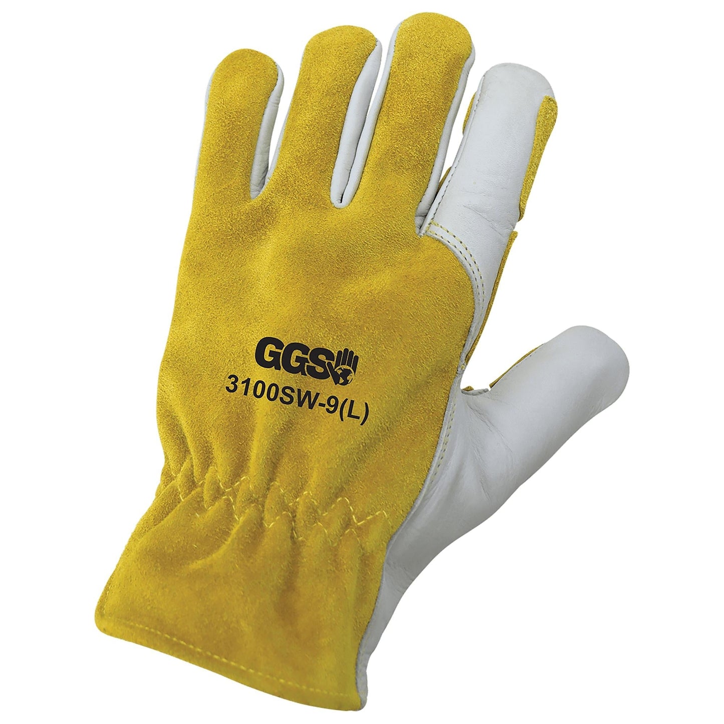 White Leather Gloves - Global Glove - Durable Protection
