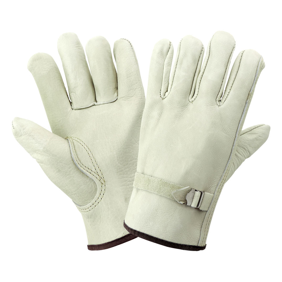 Tan Leather Gloves - Global Glove - Premium Quality