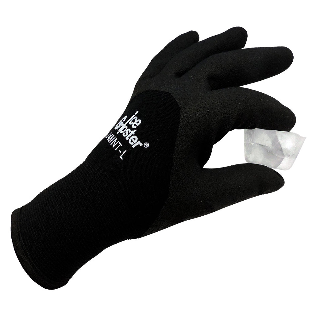 Black Warm Knit Gloves - Global Glove - Cold Resistant