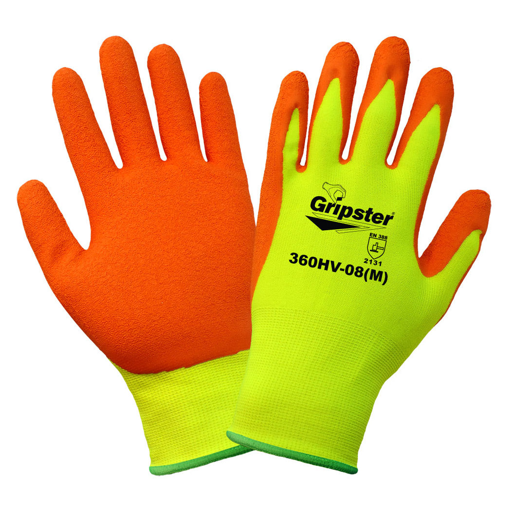 Yellow/Lime Knit Gloves - Global Glove - High Visibility
