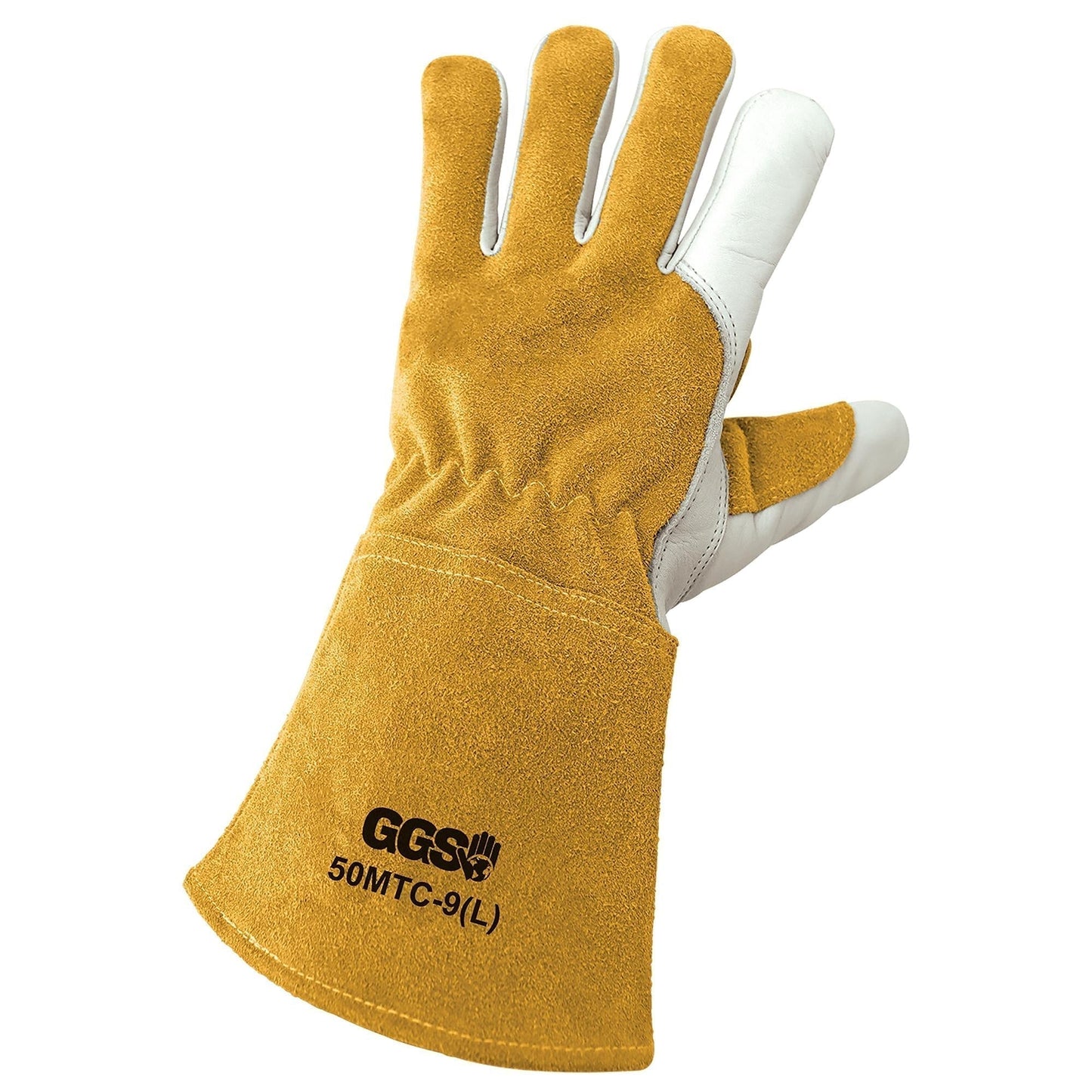Tan Leather Gloves - Global Glove - Fleece Lined