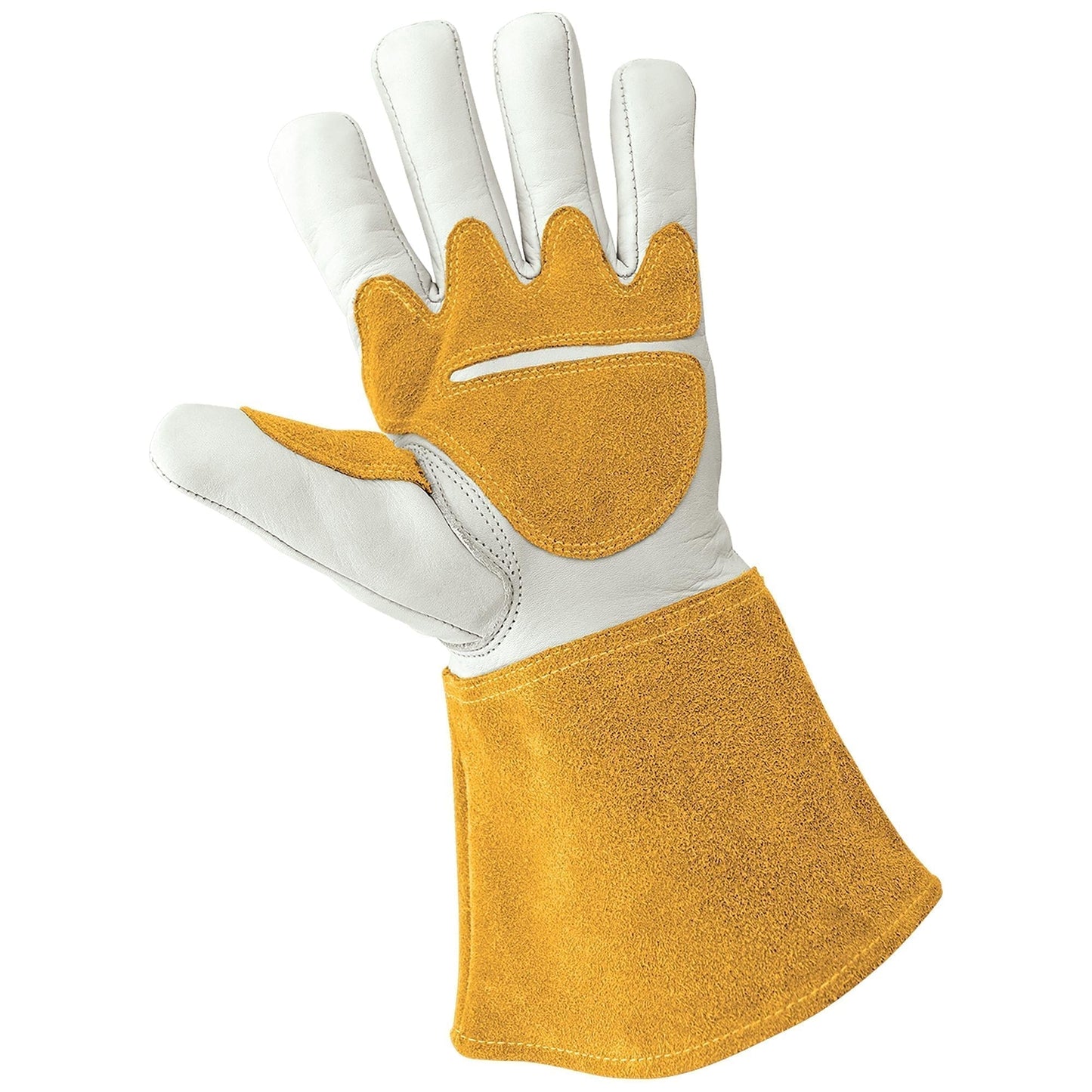 Tan Leather Gloves - Global Glove - Fleece Lined