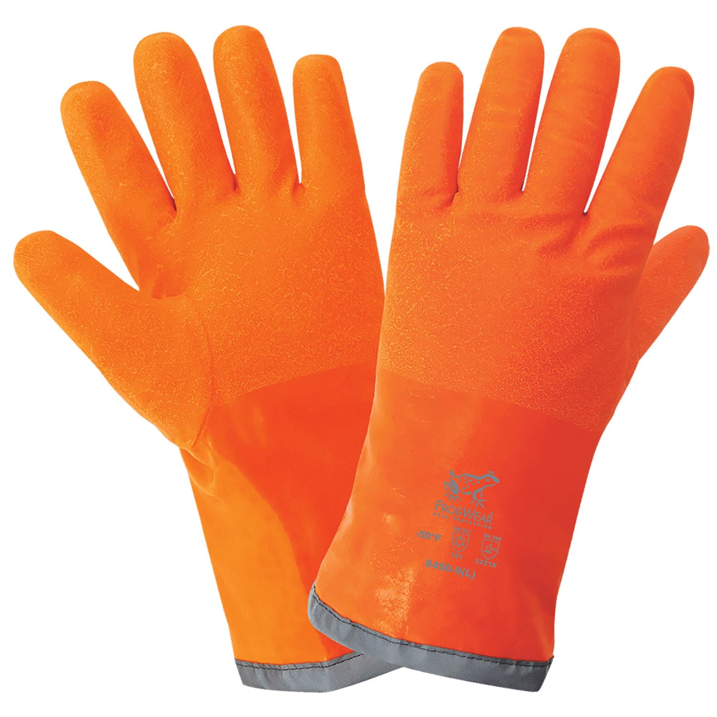 Orange Rubber Gloves - Global Glove - Nitrile Insulated