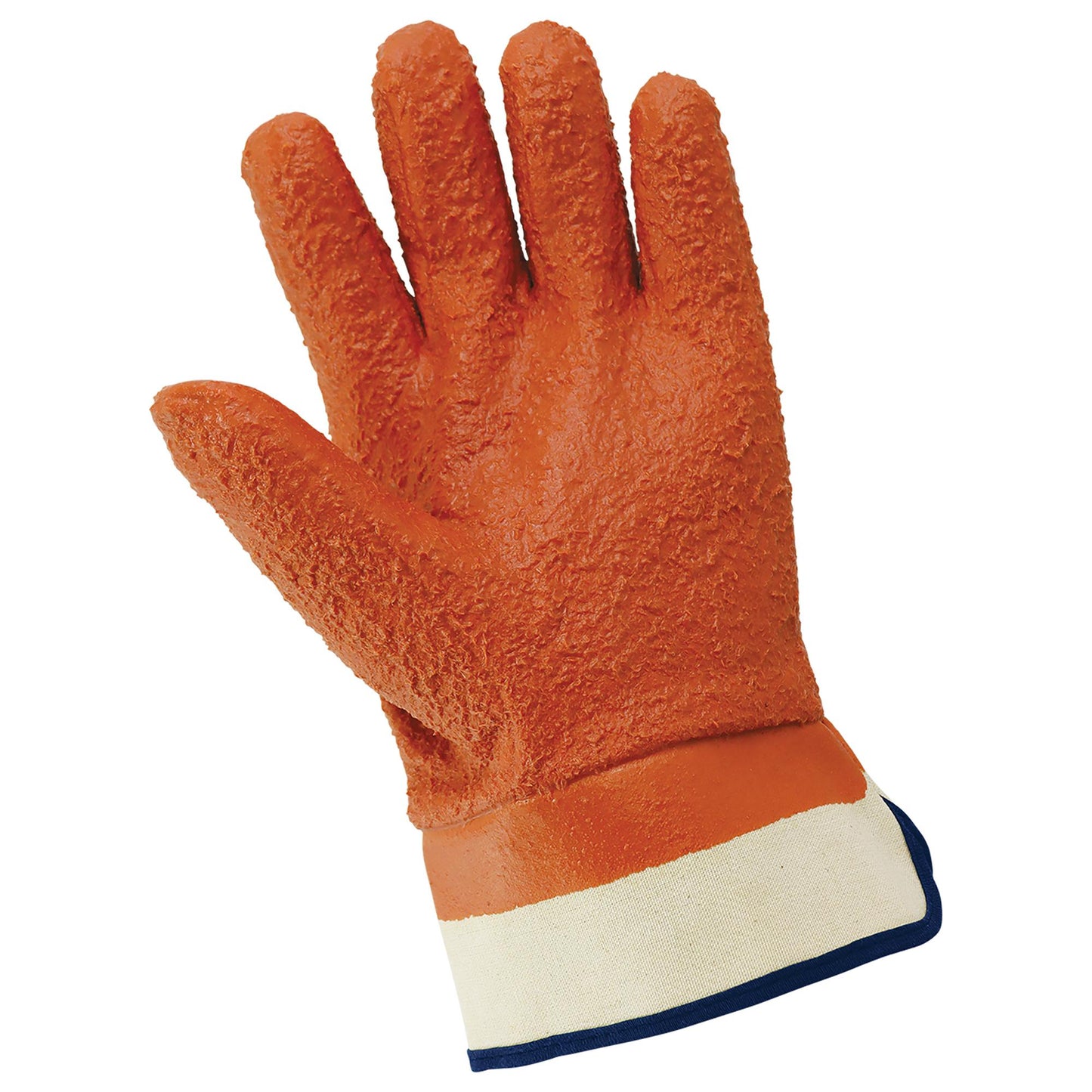 Orange Cotton Gloves - Global Glove - Heavy-Duty Grip