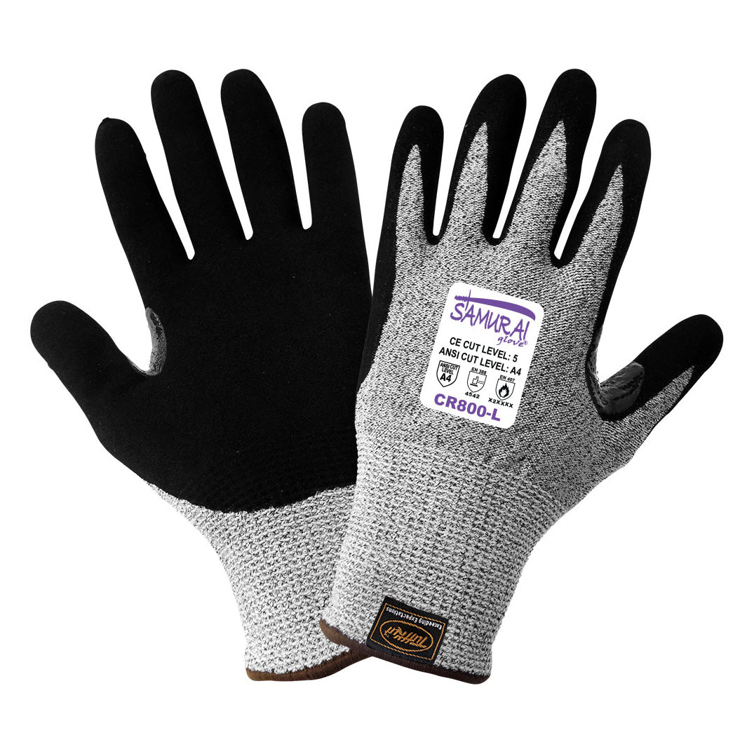 Foam Nitrile Dipped Gloves - Global Glove - Cut Resistant