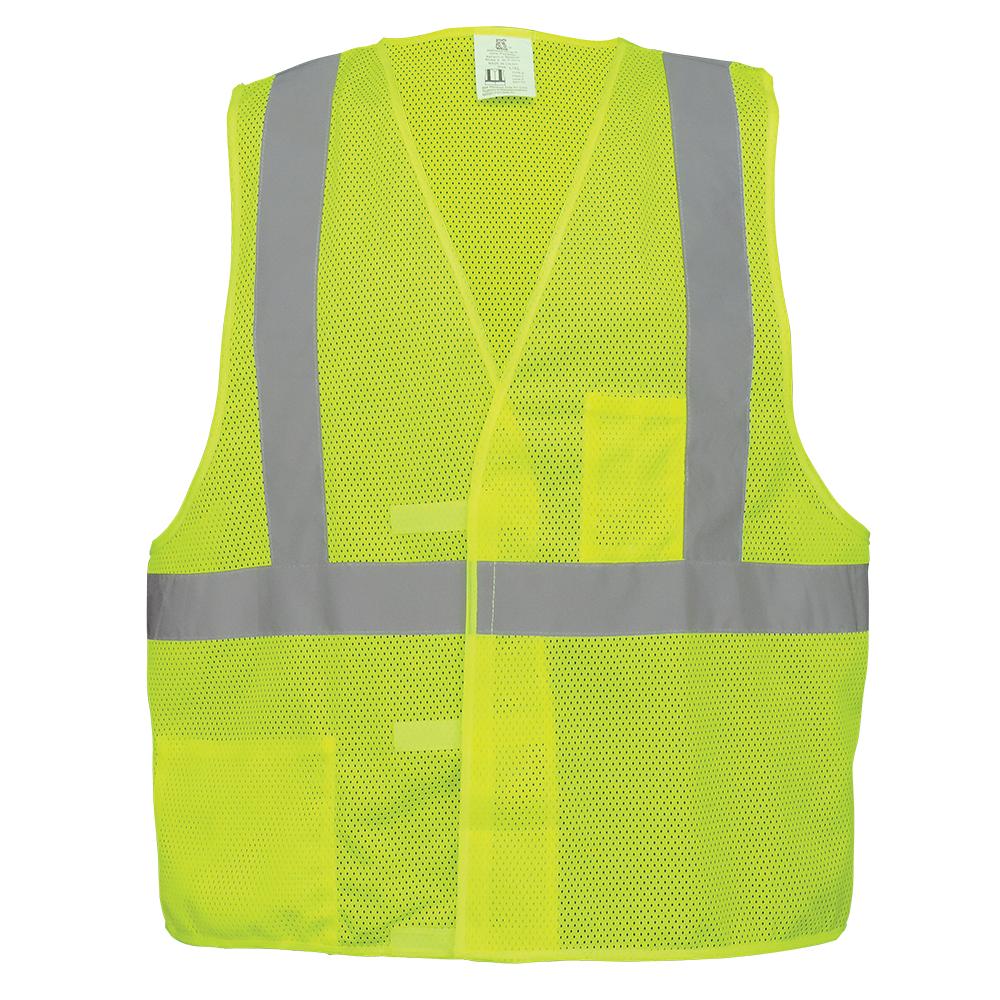 Velcro Closure Safety Vest - Global Glove - High Visibility