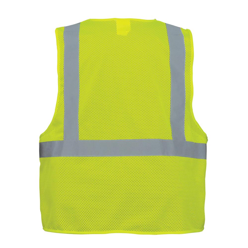 Velcro Closure Safety Vest - Global Glove - High Visibility