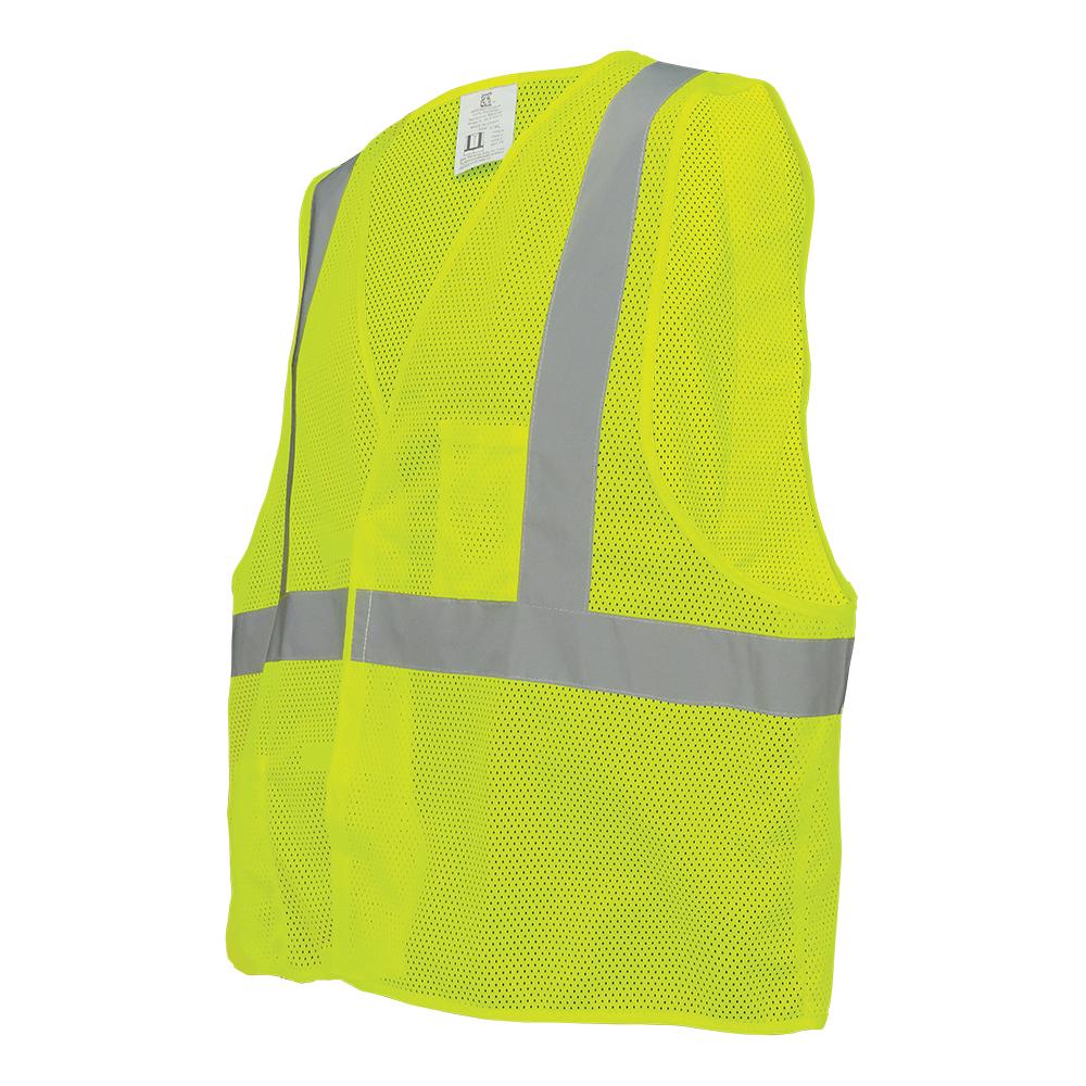 Velcro Closure Safety Vest - Global Glove - High Visibility