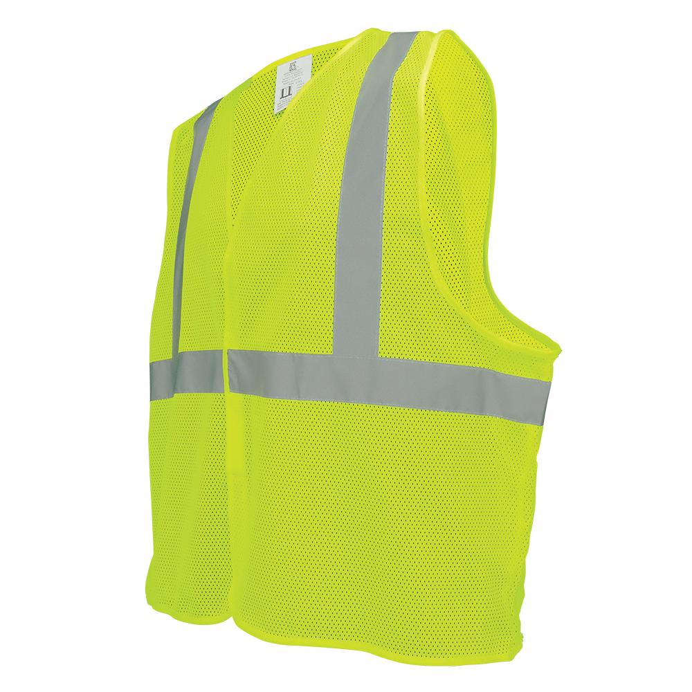 Yellow/Lime Safety Vests - Global Glove - ANSI Compliant