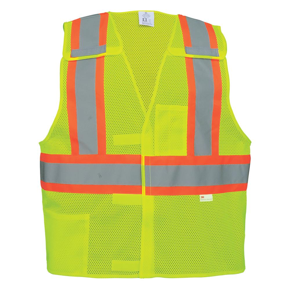 Yellow/Lime Safety Vests - Global Glove - Breakaway Design