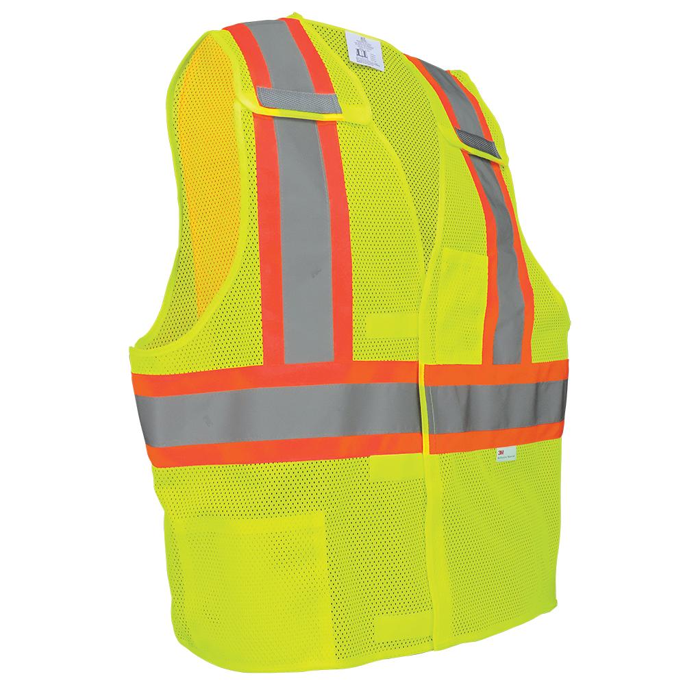 Yellow/Lime Safety Vests - Global Glove - Breakaway Design
