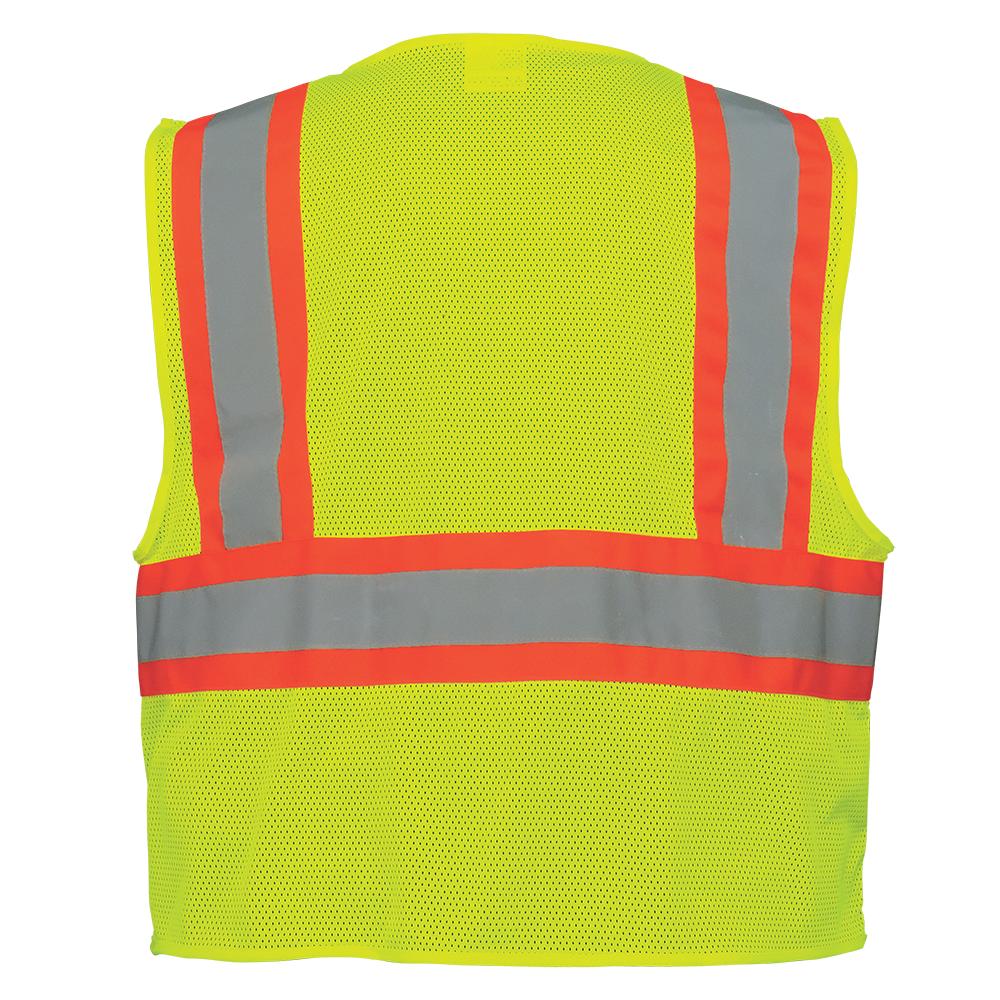 Velcro Closure Safety Vest - Global Glove - High-Visibility