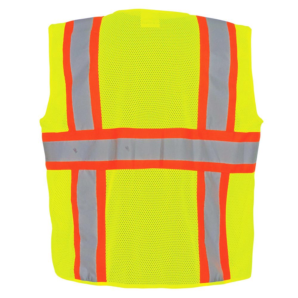 Yellow/Lime Safety Vests - Global Glove - High-Visibility