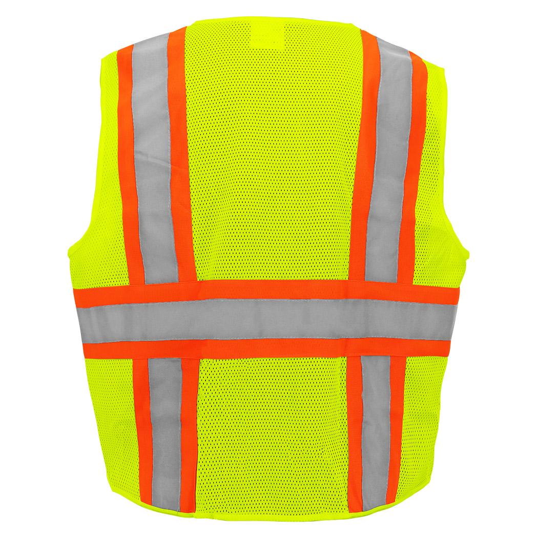 Yellow/Lime Safety Vests - Global Glove - High-Visibility