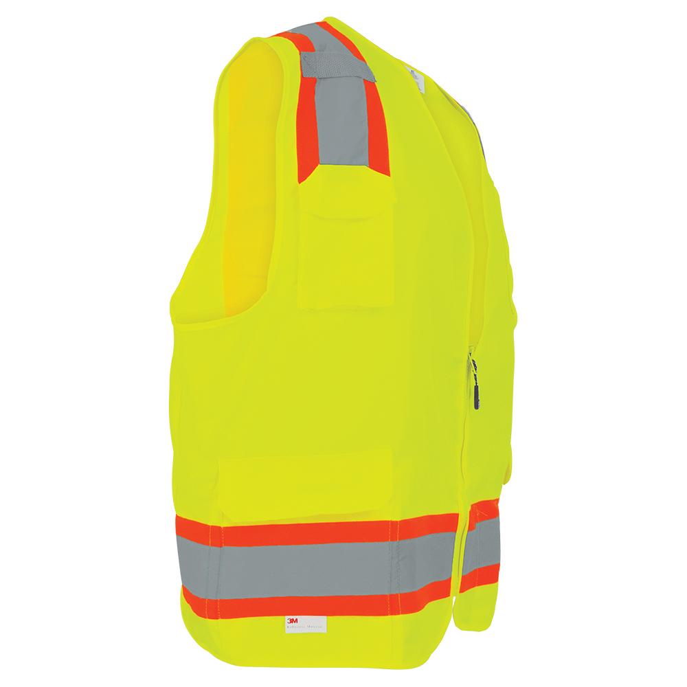 Yellow/Lime Safety Vest - Global Glove - Reflective Design