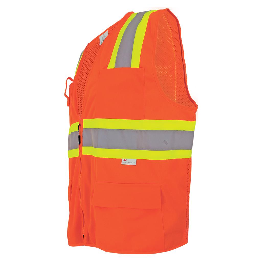 Yellow/Lime Safety Vests - Global Glove - High-Visibility