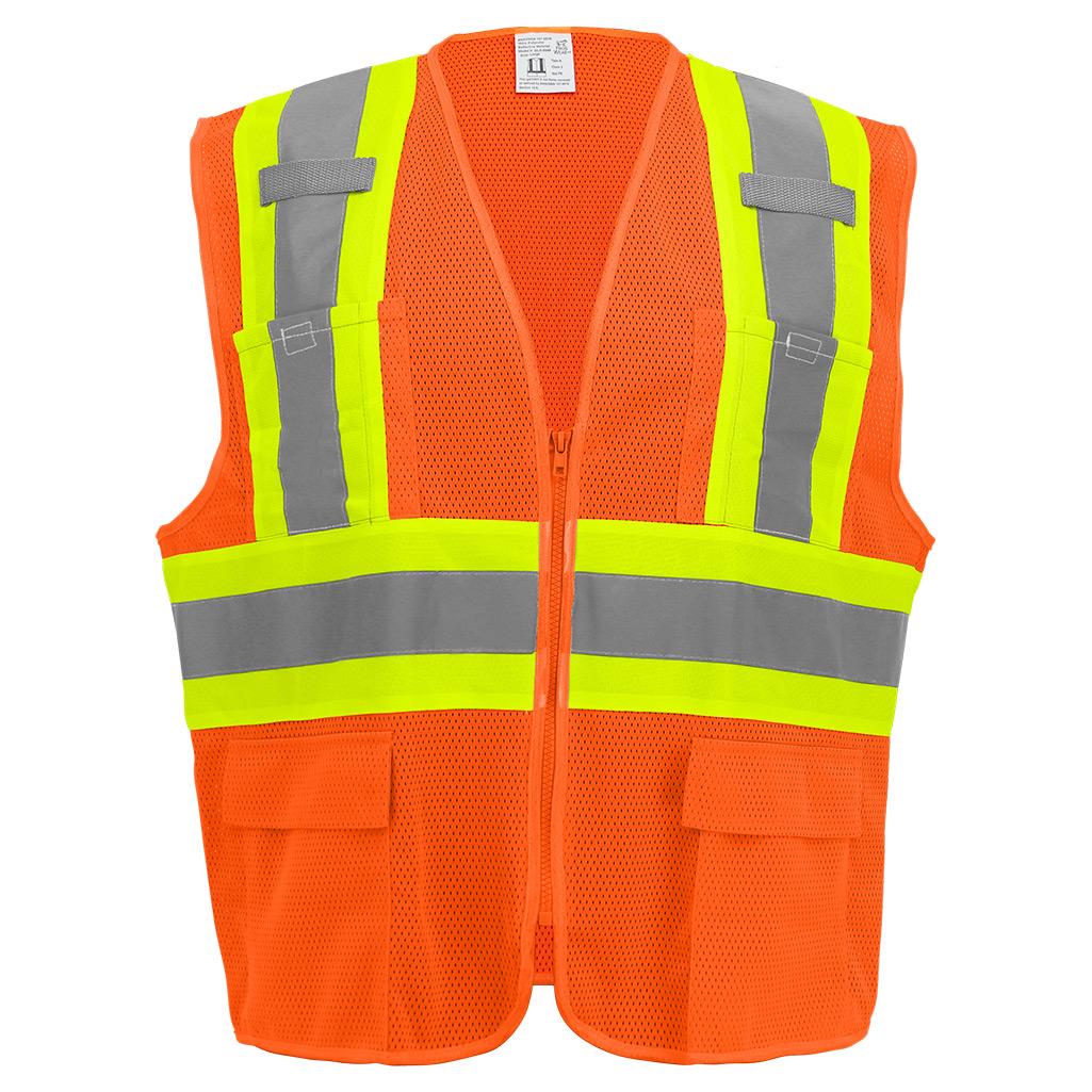 Yellow/Lime Safety Vests - Global Glove - High-Visibility