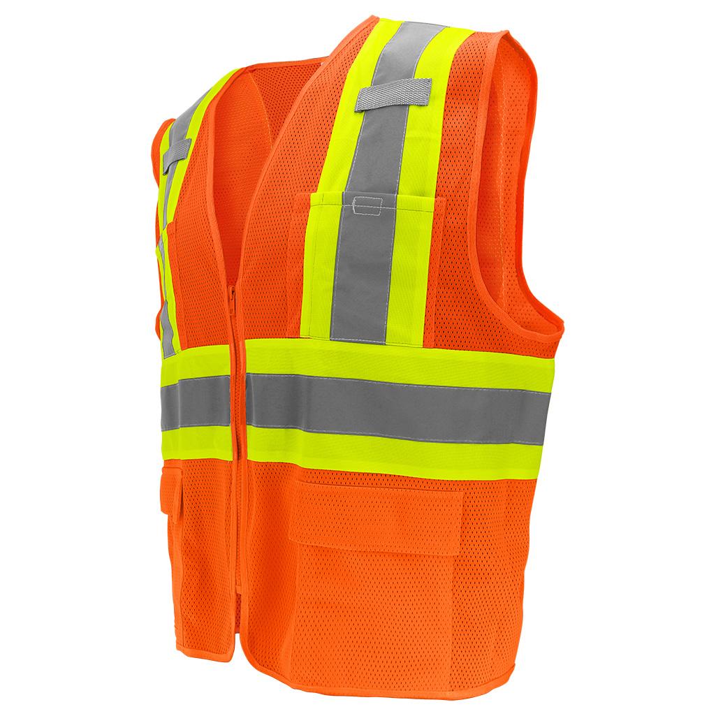 Yellow/Lime Safety Vests - Global Glove - High-Visibility