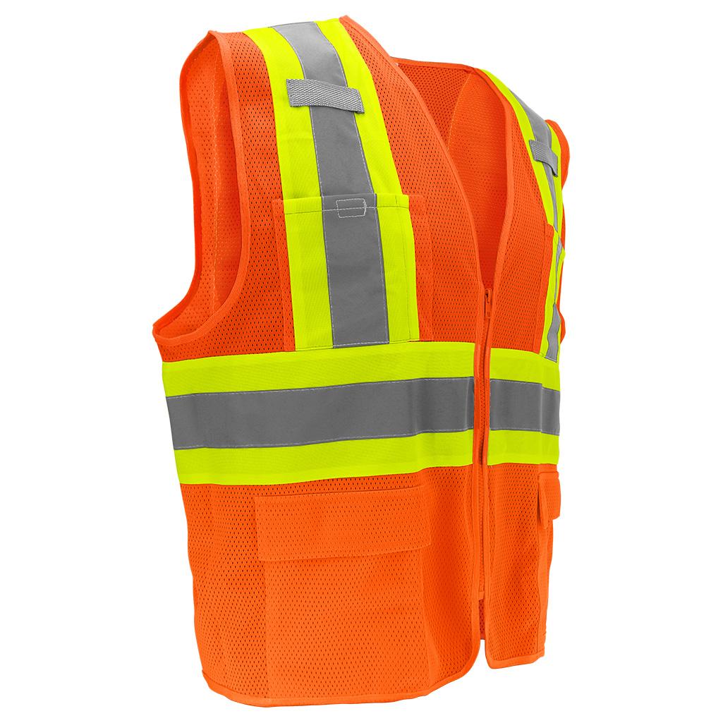 Yellow/Lime Safety Vests - Global Glove - High-Visibility