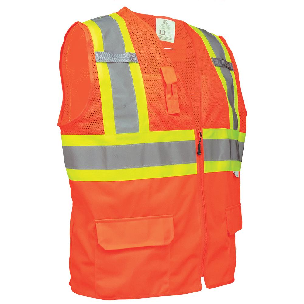 Yellow/Lime Safety Vests - Global Glove - Reflective Design