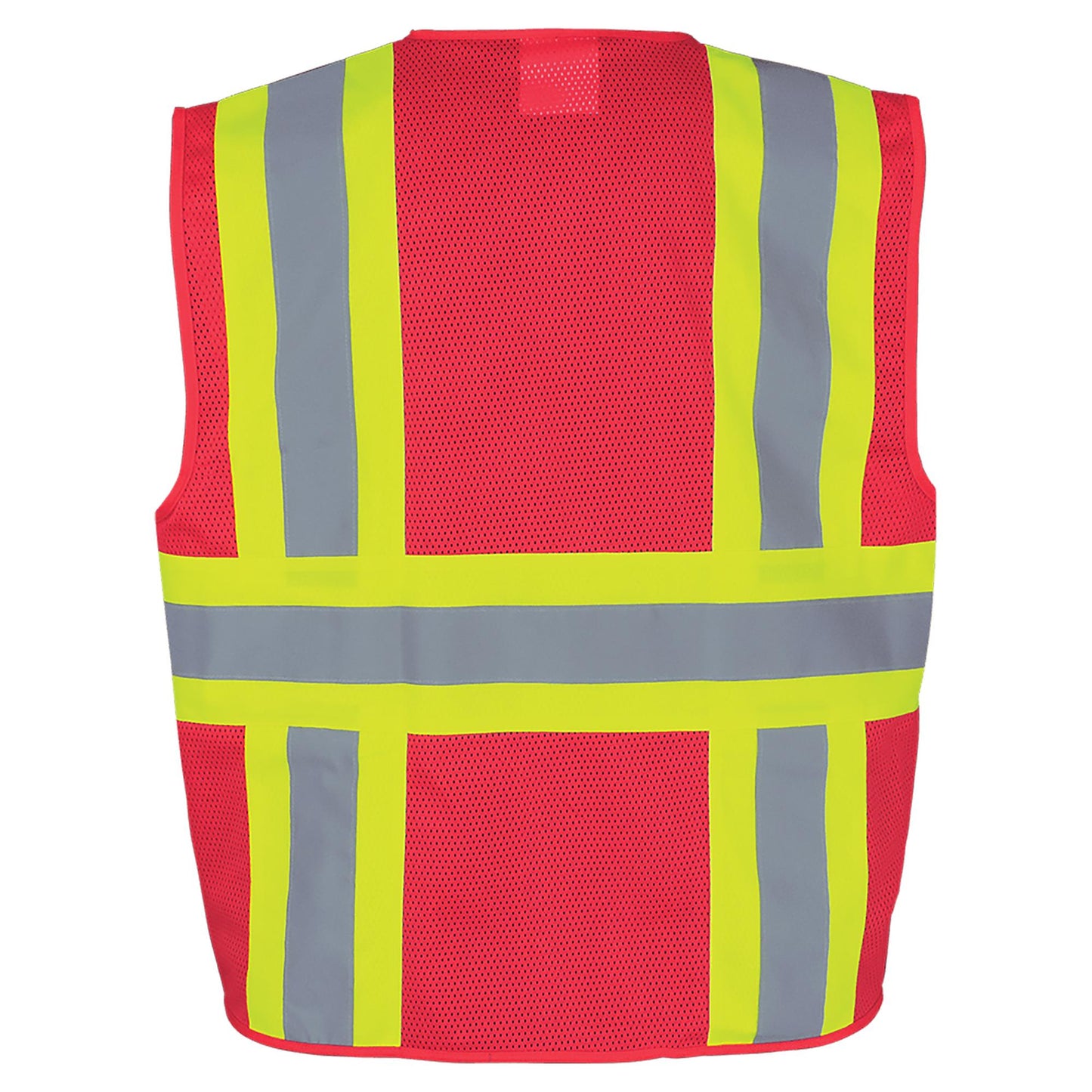 Red Safety Vests - Global Glove - Breathable Design