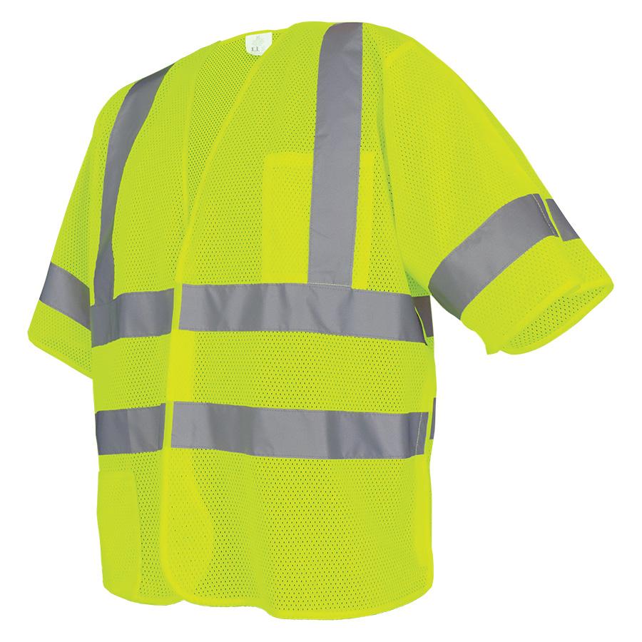 Yellow/Lime Safety Vests - Global Glove - Breakaway Design