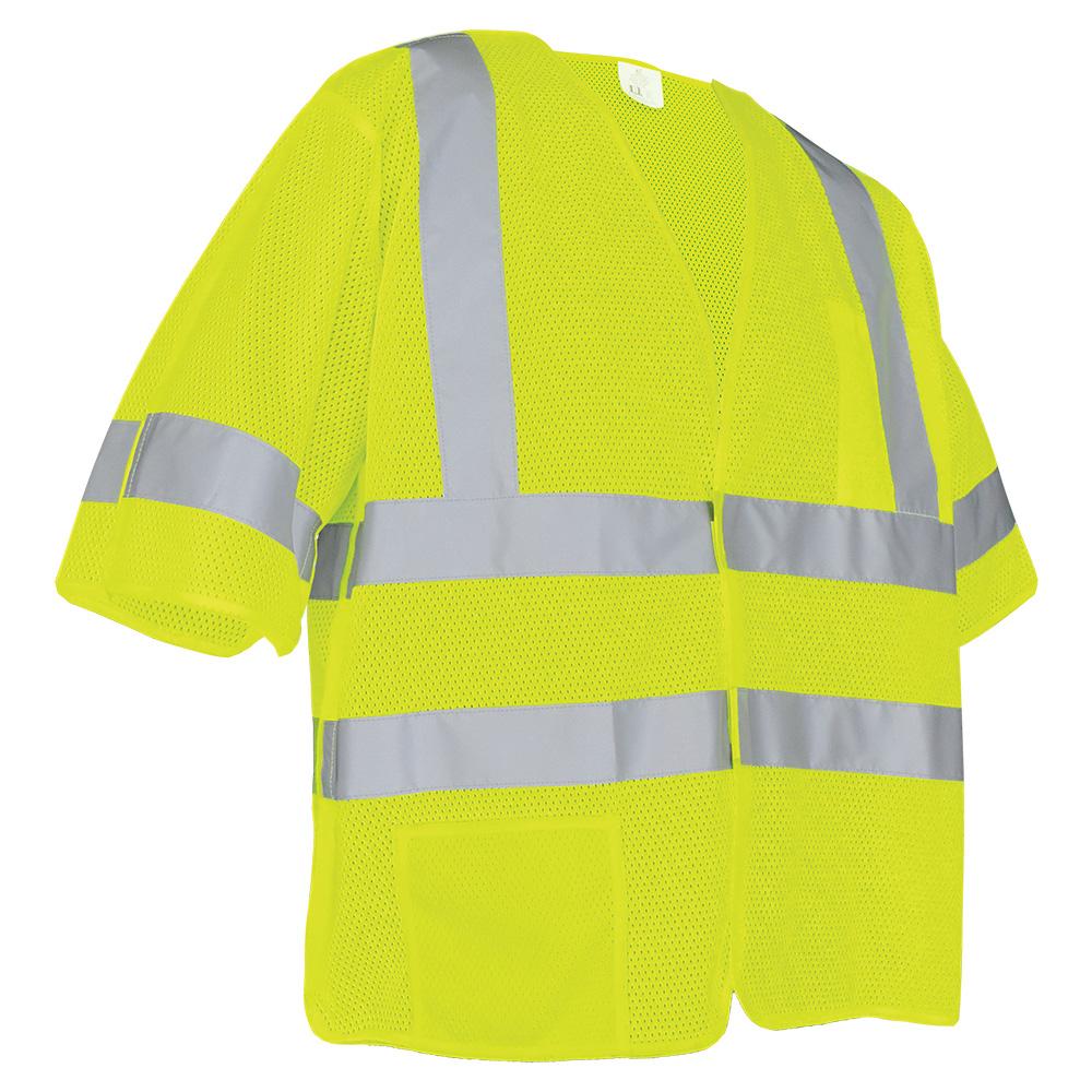 Yellow/Lime Safety Vests - Global Glove - Breakaway Design