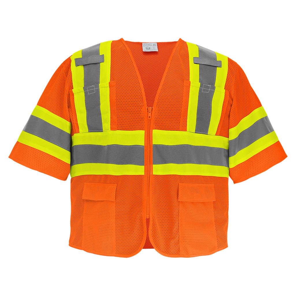 Yellow/Lime Safety Vest - Global Glove - Mesh Design