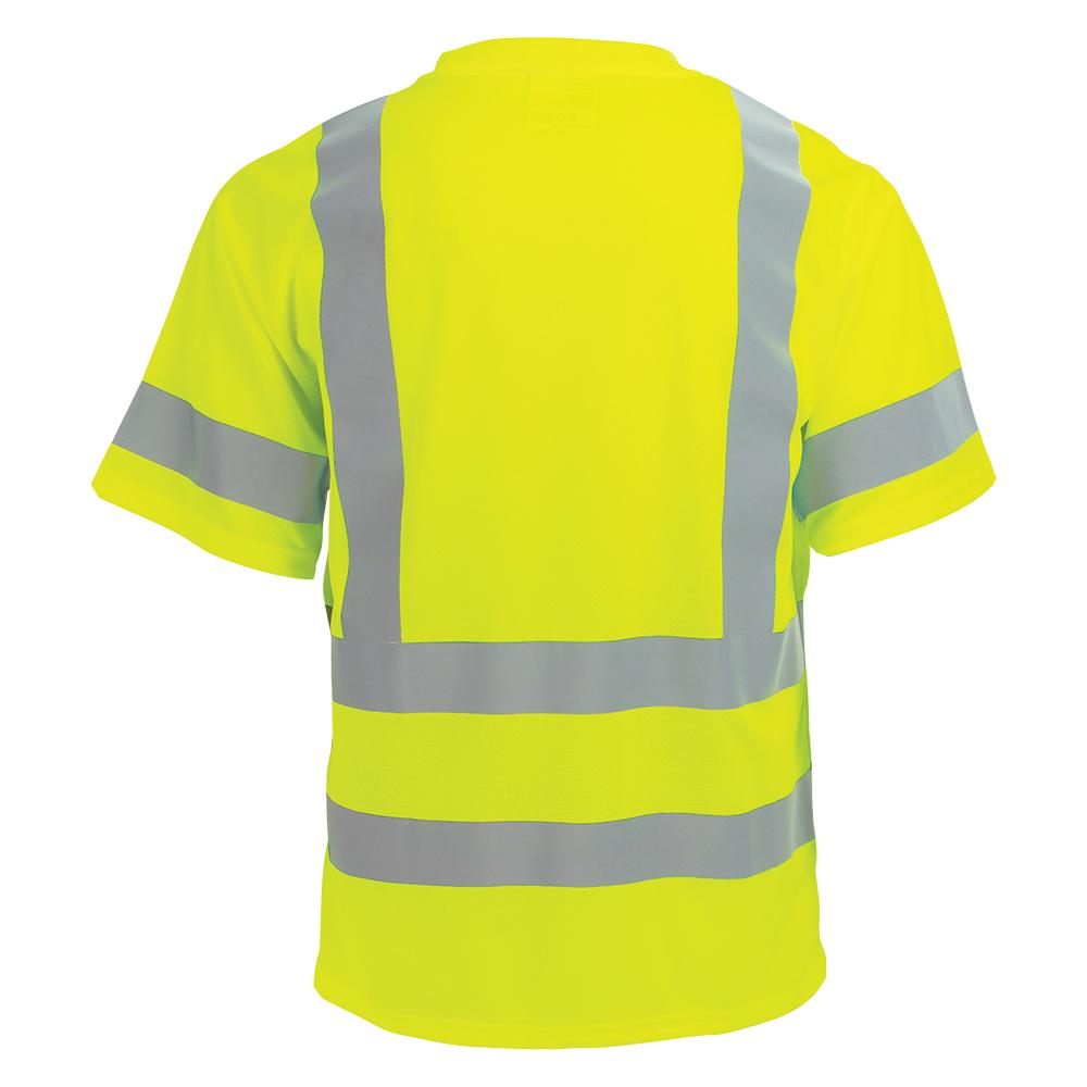 Yellow/Lime Safety Shirt - Global Glove - High-Visibility