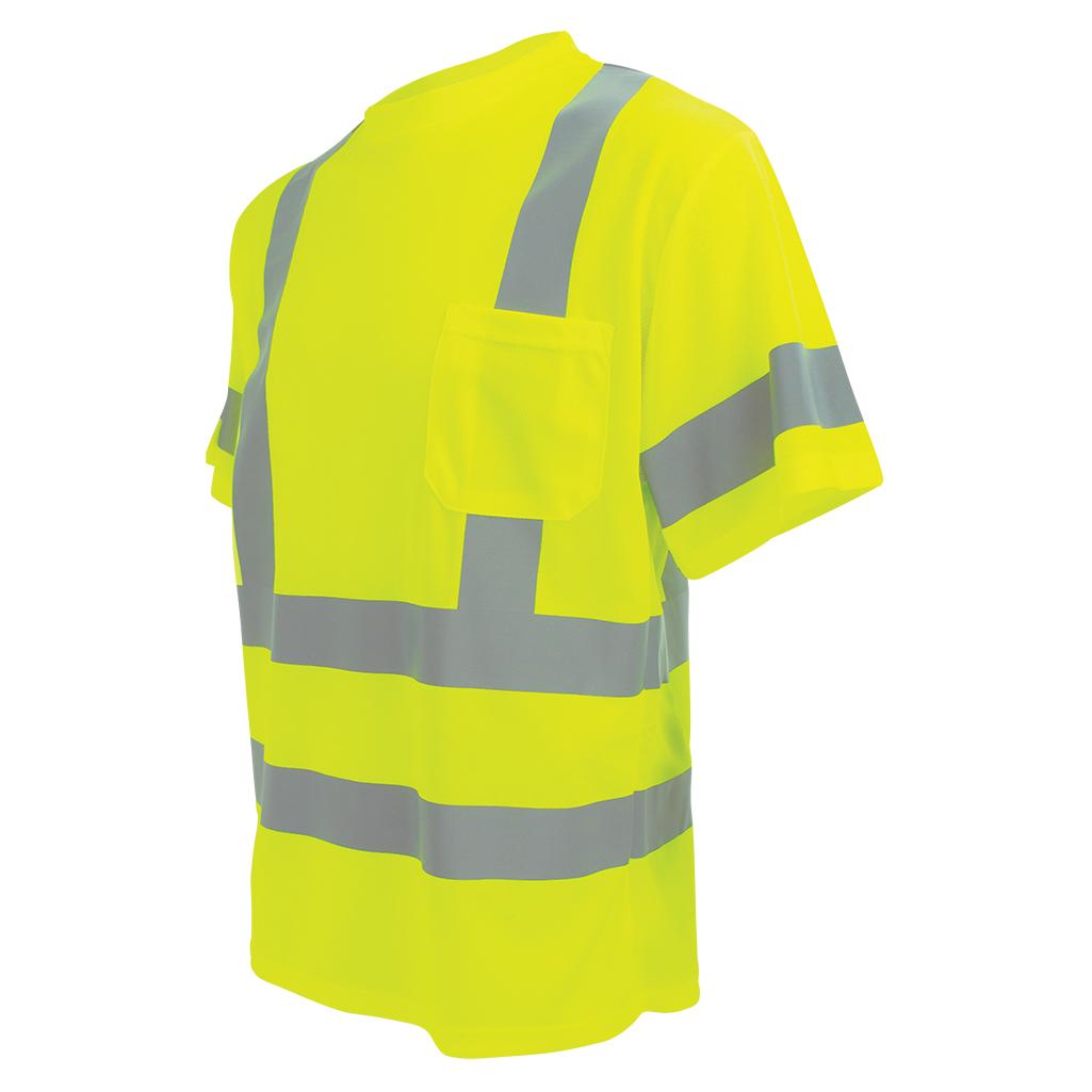 Yellow/Lime Safety Shirt - Global Glove - High-Visibility
